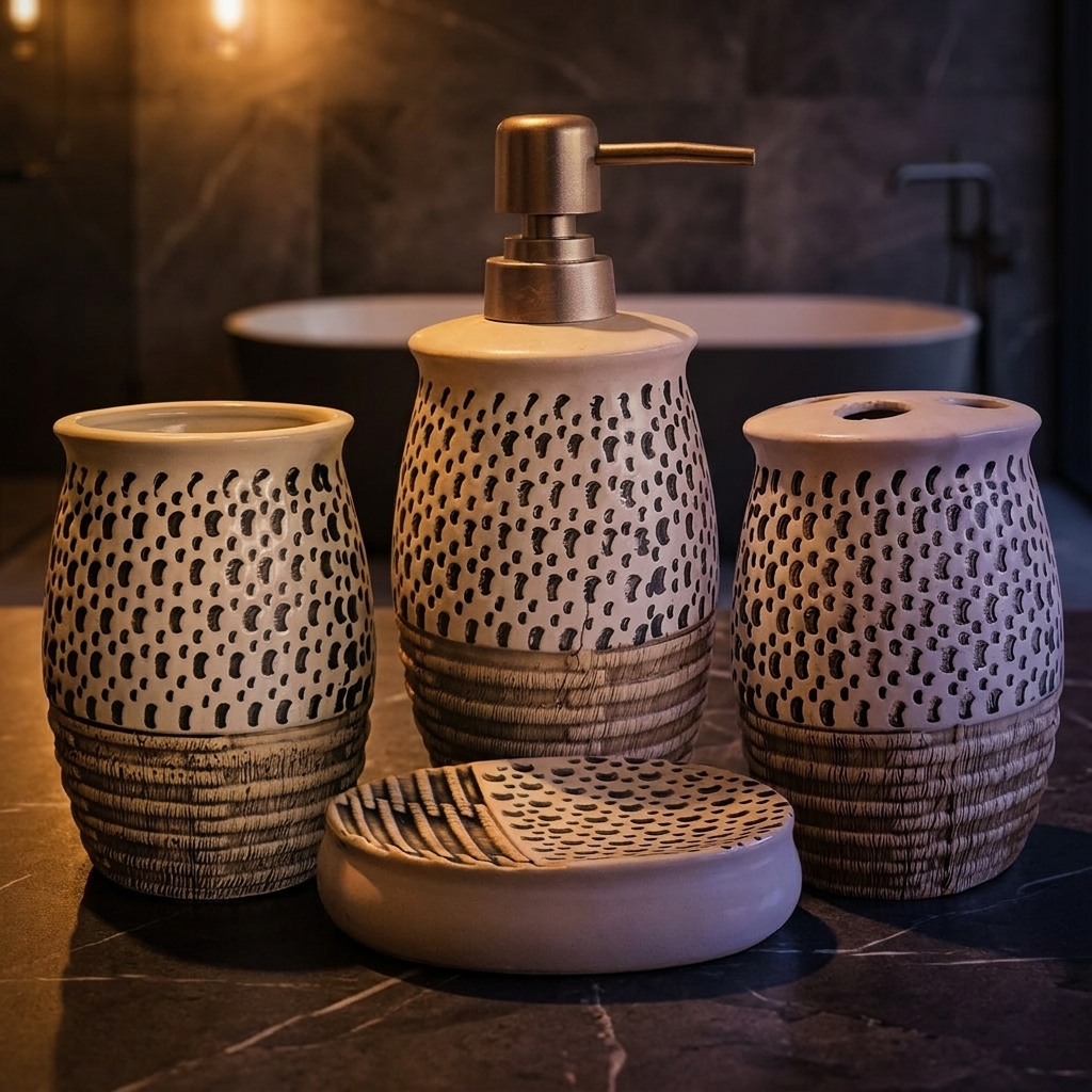 Modifique Ceramic Bath Set lifestyle