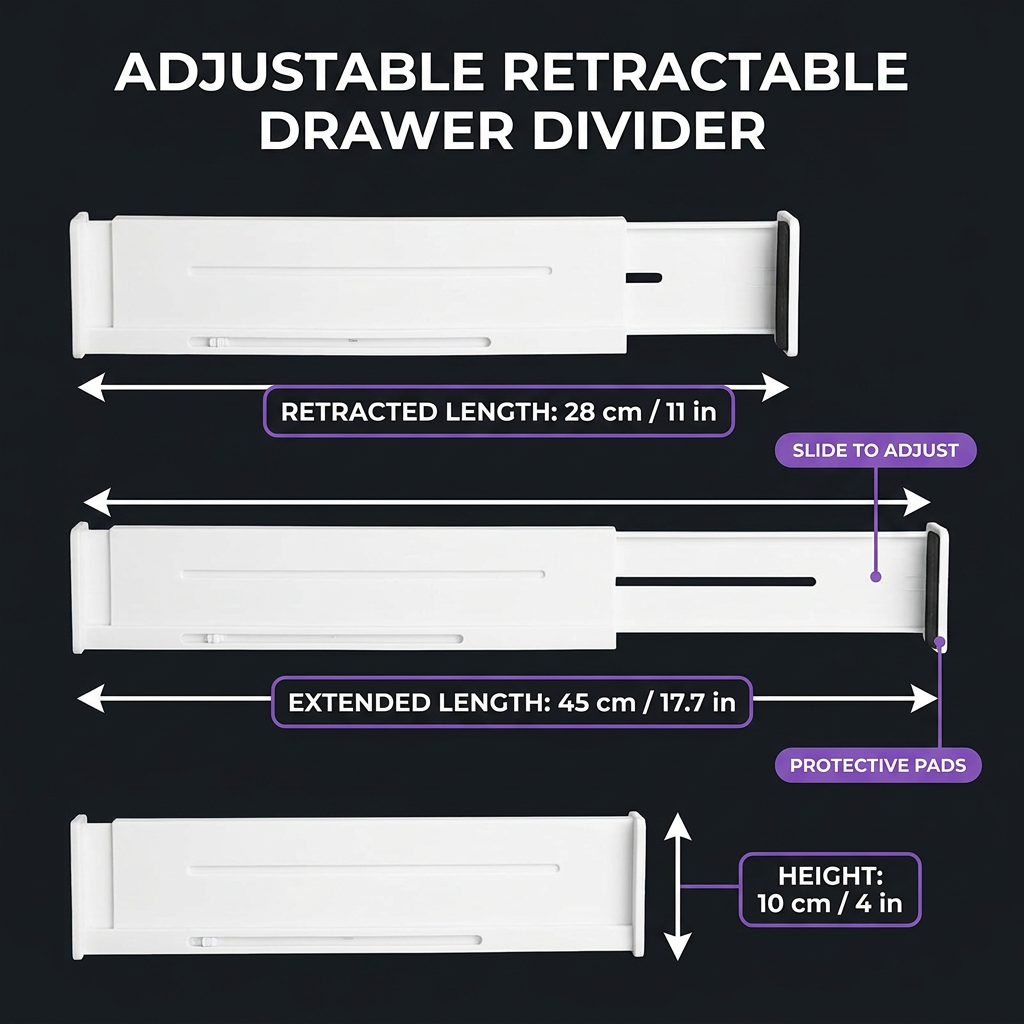 Modifique Drawer Divider infographic