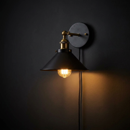 Modifique Wall Sconce — Plug-In Dimmable Vintage Light